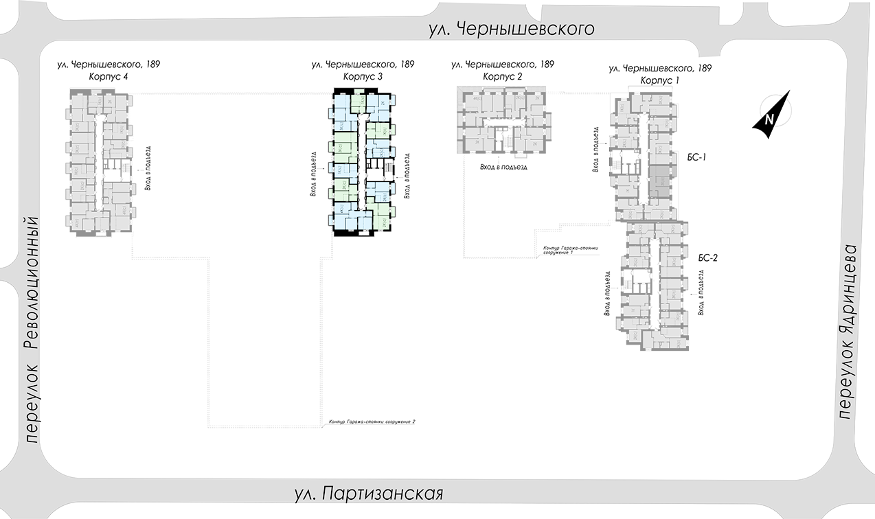 Планировка этажа