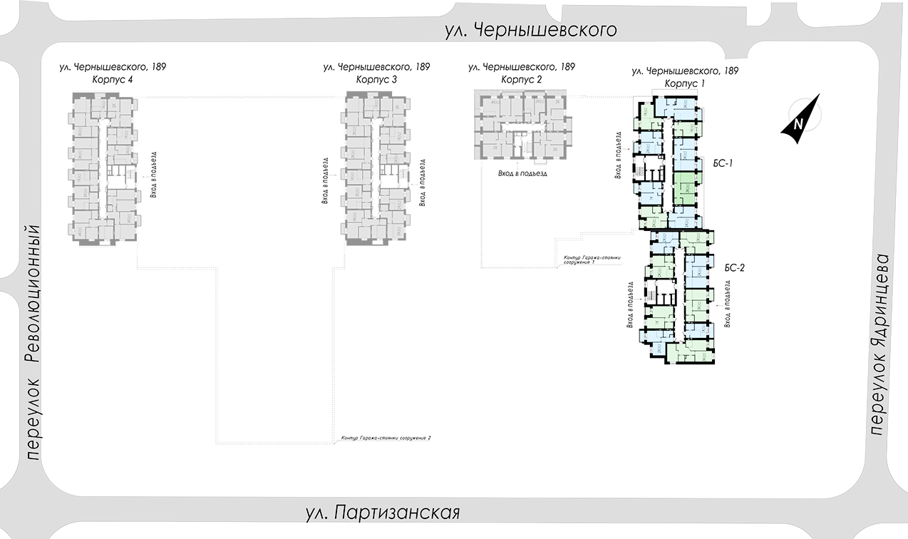 Планировка этажа