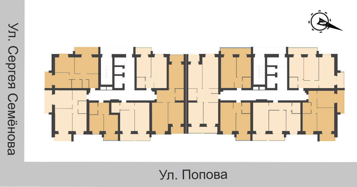 Планировка этажа