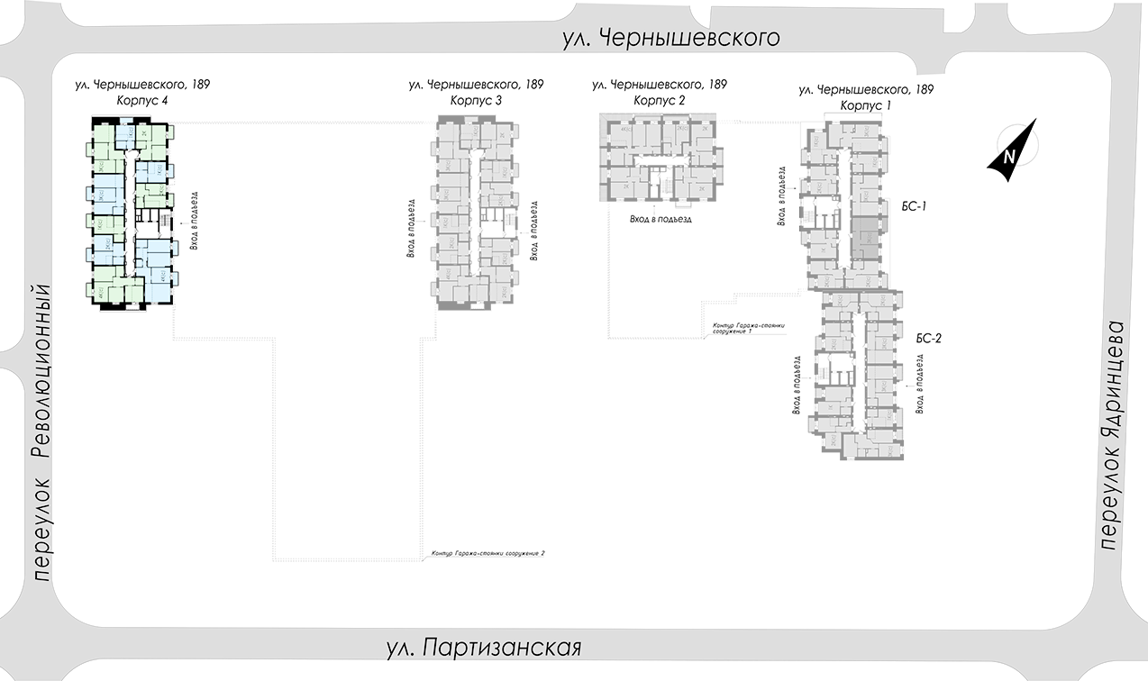 Планировка этажа