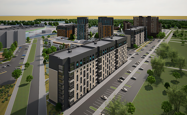 ЖК "Флагман", Просторная 396, корпус 1